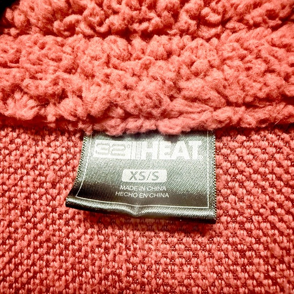 32 Degrees Plush Sherpa Jacket in Rust - Picture 2 of 5